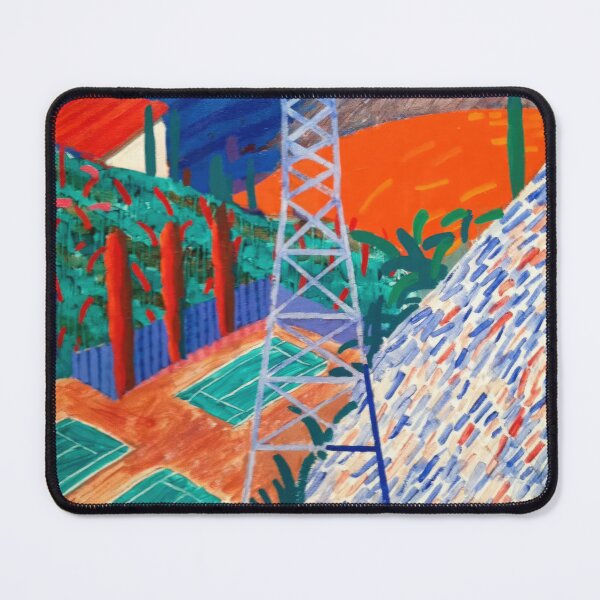 Item preview, David Hockney - David Hockney - David Hockney (137) - Vibrant California Pool – Pop Art Print Inspired by David Hockney designed and sold by KirstenShShop.