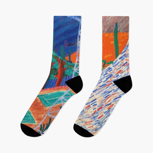 Artikelvorschau, David Hockney – David Hockney – David Hockney (137) – Lebendiger kalifornischer Pool – Pop-Art-Druck, inspiriert von David Hockney entworfen und verkauft von KirstenShShop.