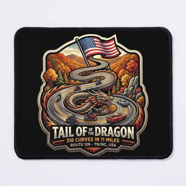 Item preview, Tail of the Dragon 11 Miles Driving Experience Artwork designed and sold by enzoade.