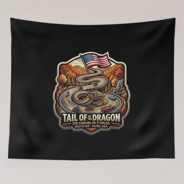 Item preview, Tail of the Dragon 11 Miles Driving Experience Artwork designed and sold by enzoade.
