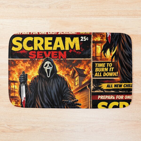 Item preview, SCREAM 7 BURN IT ALL DOWN COMIC COVER  designed and sold by Campbell0395.