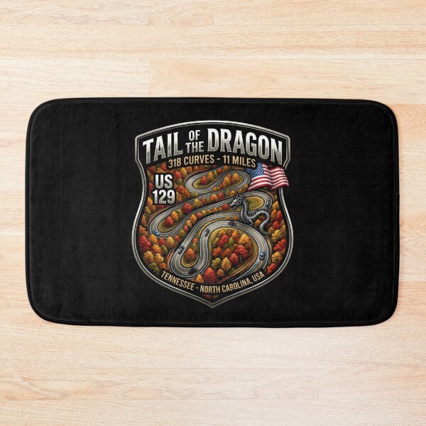 Item preview, Tail of the Dragon America Iconic Riding Road Design designed and sold by enzoade.