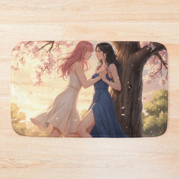 Item preview, Two majestic YURI girls in a romantic spring party designed and sold by GerwantSHOP.