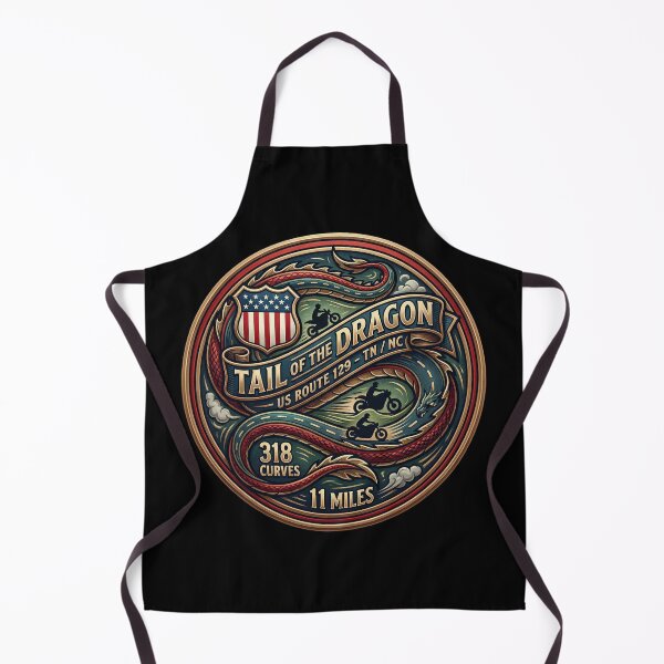 Item preview, Tail of the Dragon Route 129 Mountain Road Illustration designed and sold by enzoade.
