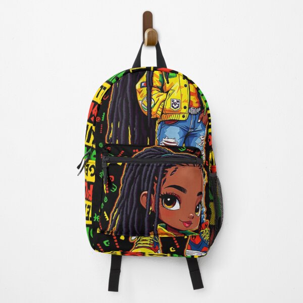 Item preview, I Am Black Child Magical Anime Girl Braids Streetwear Powerful Affirmations designed and sold by Daisy Grimes.