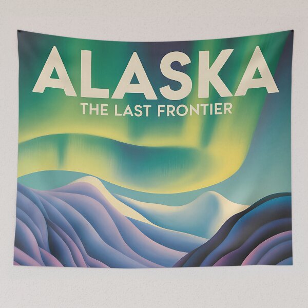 Item preview, Alaska - Travel Poster - USA designed and sold by PrintableTravel.