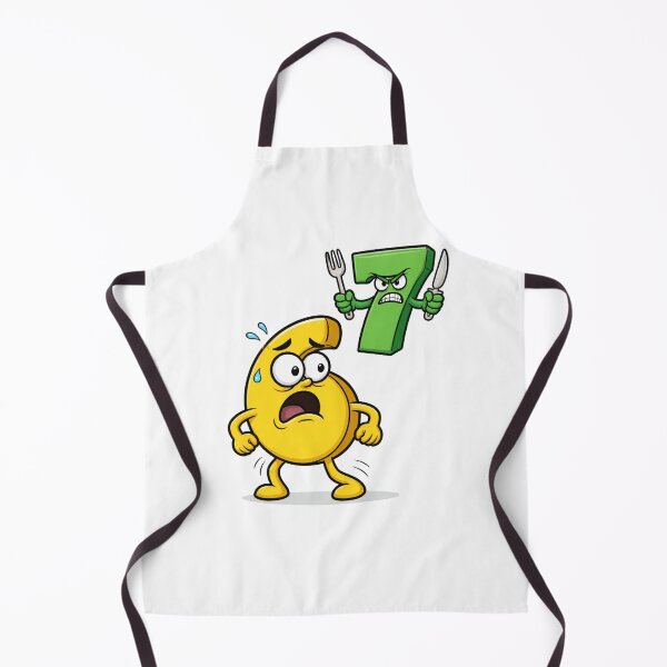 Item preview, Funny 6 Afraid of 7 Cartoon designed and sold by madebysiwa.
