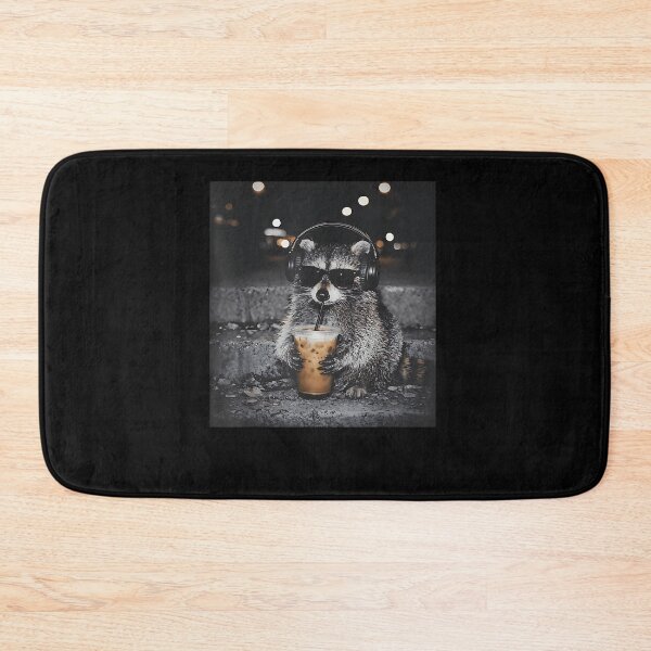 Item preview, Raccoon Drinking Iced Coffee Funny Animal Meme Men Women designed and sold by Boutkimaewab.