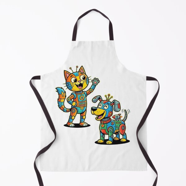 Item preview, Robot cats and dogs designed and sold by PP&RAINBOW SHOP.