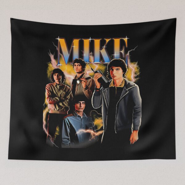Item preview, Mike Retro 80S Electric Portrait Tee designed and sold by itikisaida.