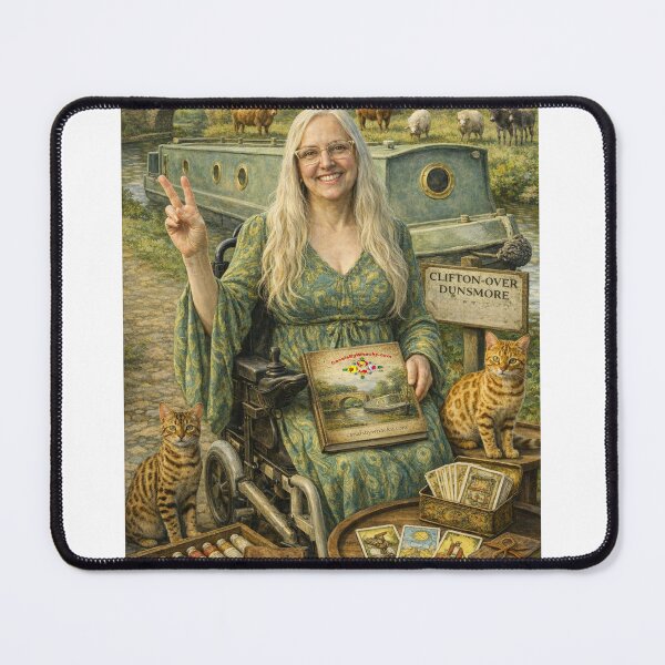 Item preview, Disabled woman on the canal designed and sold by designbywhacky.