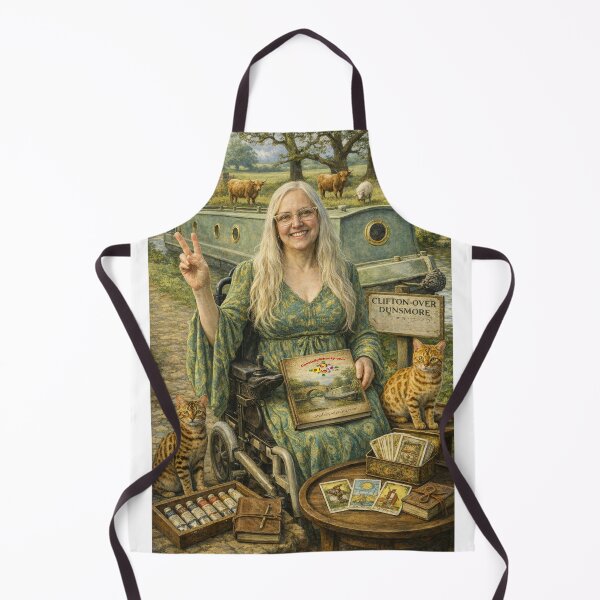 Item preview, Disabled woman on the canal designed and sold by designbywhacky.