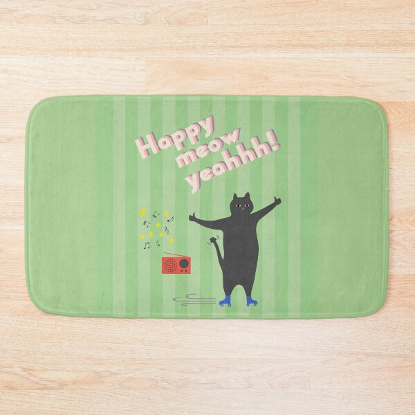 Item preview, Happy meow yeahhh! Cat designed and sold by natural-neutral.