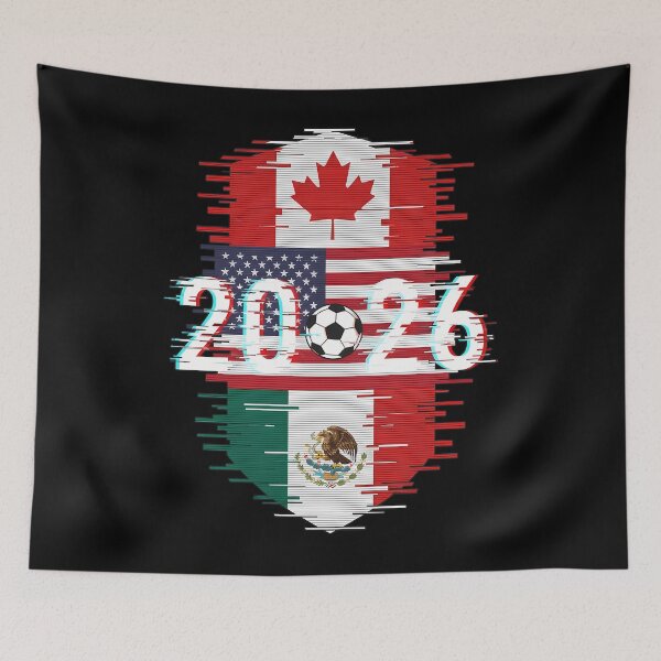 Item preview, Glitched United 2026 - North America Emblem designed and sold by GOHILRAHUL.