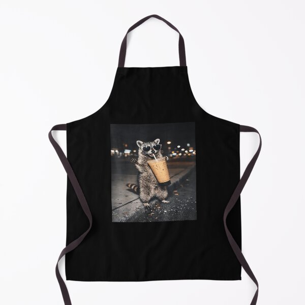 Item preview, Raccoon Drinking Iced Coffee Funny for Men, Women, and Kids designed and sold by Boutkimaewab.