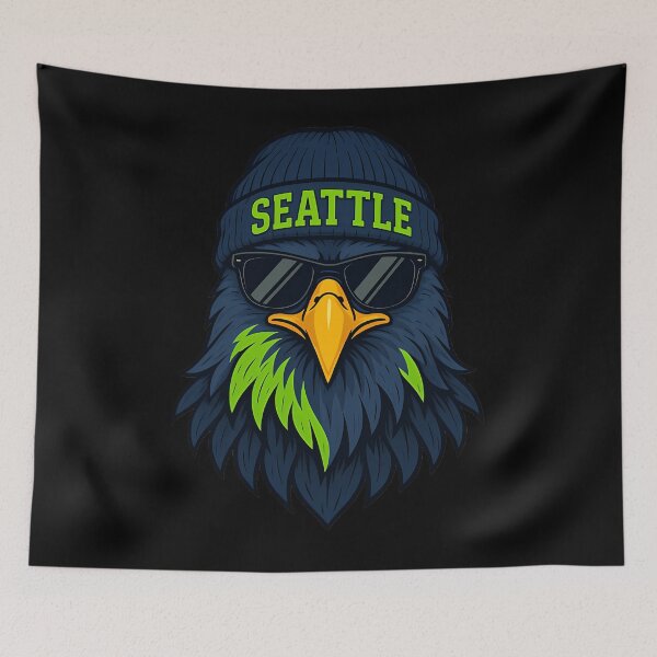 Item preview, Seattle Seahawk - Fan Art designed and sold by GOHILRAHUL.