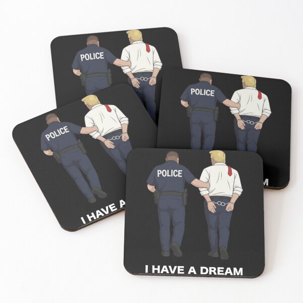 Item preview, Anti Trump, I Have A Dream Police Arrest Trump, Trump Was Arrested, Anti MAGA Racist Facist FDT Protest Political designed and sold by toongstudio.