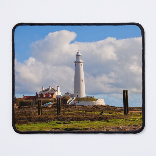Item preview, St Marys Island and Lighthouse in Spring Sunshine designed and sold by Violaman.
