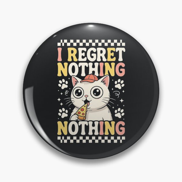 Item preview, Cute Pizza Cat – Funny I Regret Nothing designed and sold by Taans-Creation.