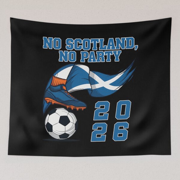 Item preview, No Scotland No Party Scottish Tartan Army - World Cup 2026 designed and sold by GOHILRAHUL.