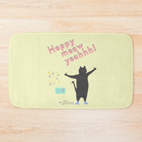 Item preview, Happy meow yeahhh! Cat designed and sold by natural-neutral.