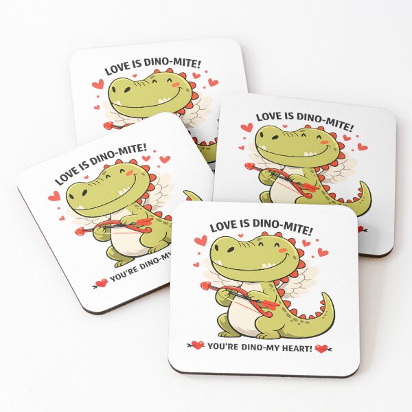 Item preview, Love Is Dino-Mite Cute Dino Cupid designed and sold by Mastermind-Art.
