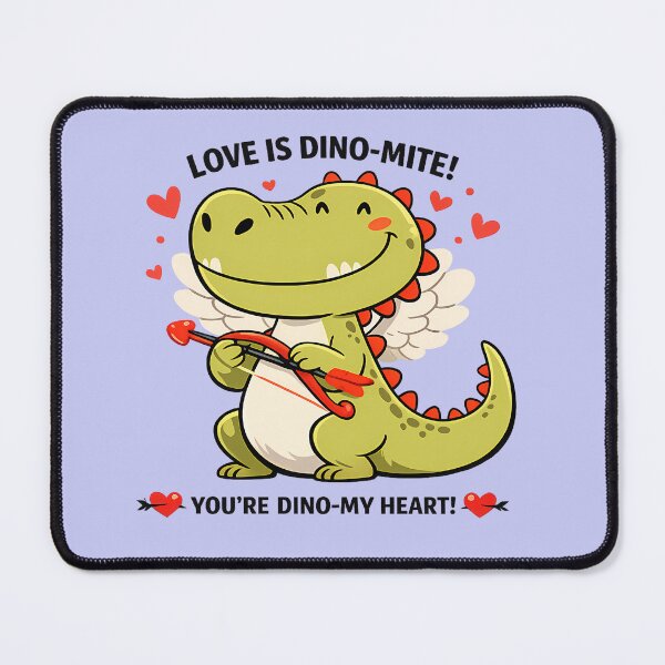 Item preview, Love Is Dino-Mite Cute Dino Cupid designed and sold by Mastermind-Art.