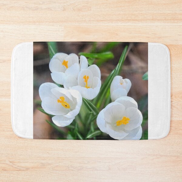 Item preview, Spring White Crocuses. designed and sold by Dinasshop.