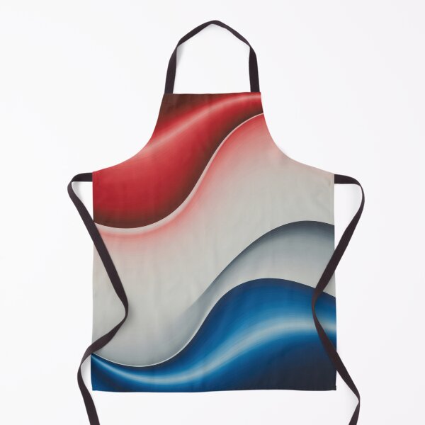 Item preview, Modern Patriotic Red White Blue Waves designed and sold by OldGloryForge.