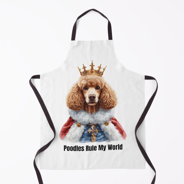 Item preview, A Poodle Dressed as a King - Poodles Rule My World designed and sold by Soulstar Designs.