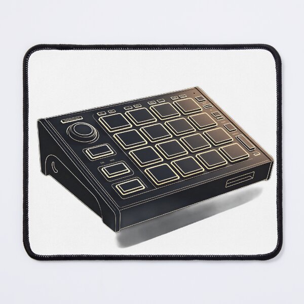 Item preview, Black Drum Machine Graphic Design designed and sold by Grindline Studio.