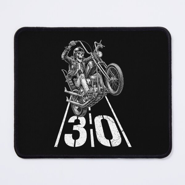 Item preview, 30th Birthday Motorcycle Funny Biker Skeleton 30 Speed Limit designed and sold by GrandeDuc.