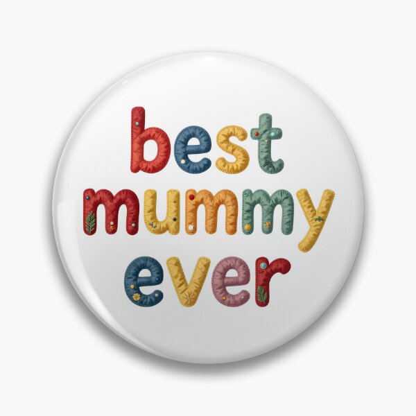 Item preview, BEST MUMMY EVER - IN COLORFUL FAUX LETTERING designed and sold by AlexOBrienArt.