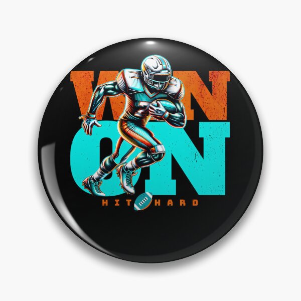 Item preview, Football Player American Football Boys Kids Men Win On Hit Hard designed and sold by RocketBuster.