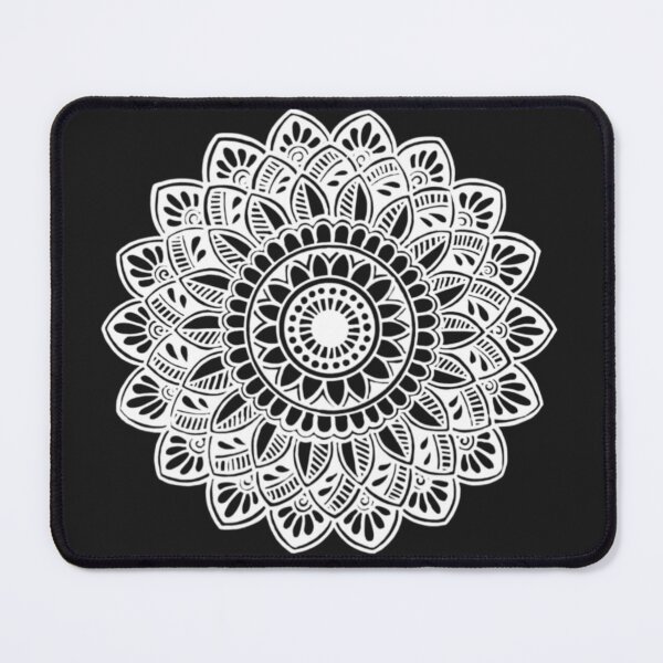 Item preview, Elegant White Mandala – Sacred Geometry Floral Art designed and sold by RadharaniStudio.