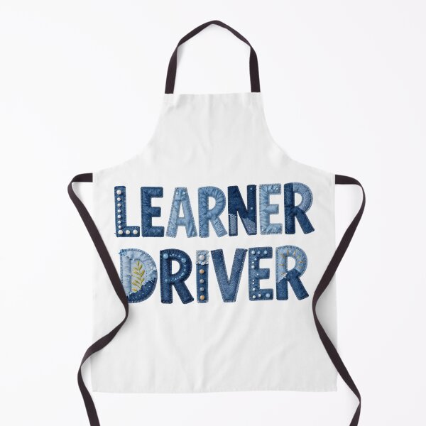 Item preview, LEARNER DRIVER - IN FAUX LETTERING designed and sold by AlexOBrienArt.
