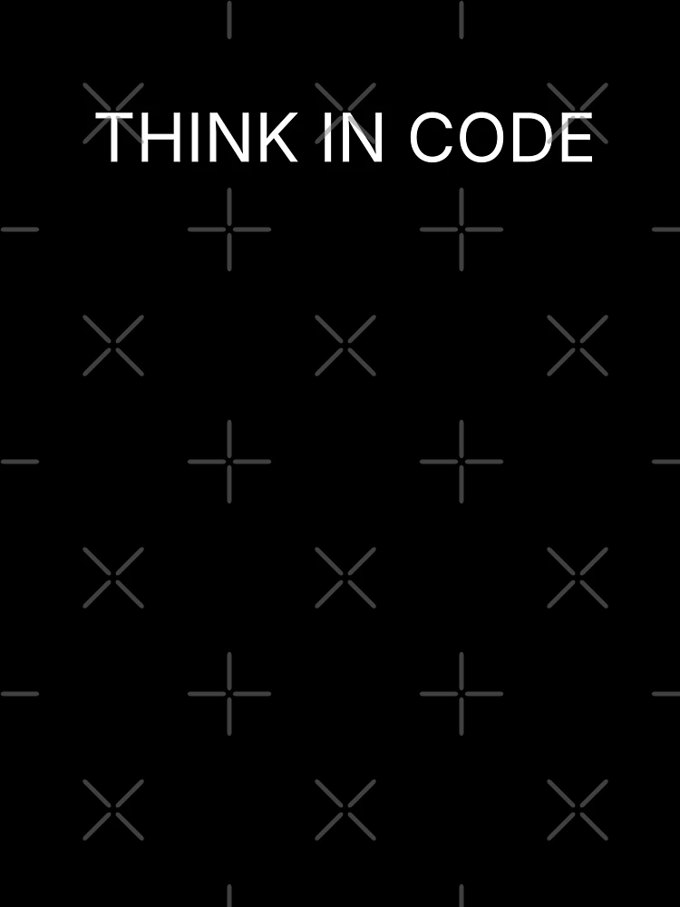 Thumbnail 7 of 7, Oversized T-Shirt, Programmer. Think In Code designed and sold by BLECKY.