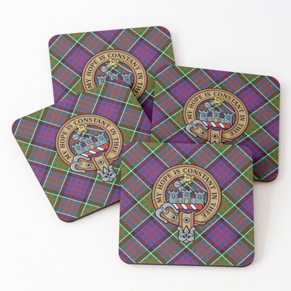 Item preview, Clan MacDonald of Clanranald Crest over Tartan designed and sold by sifis.