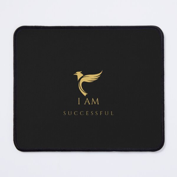 Item preview, I AM SUCCESSFUL Minimalist Gold Phoenix Affirmation designed and sold by Posiheal26.