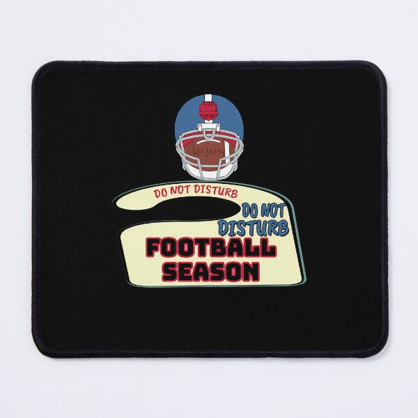 Item preview, Football Season Don'T Disturb Door Sign Helmet And Pigskin designed and sold by RocketBuster.