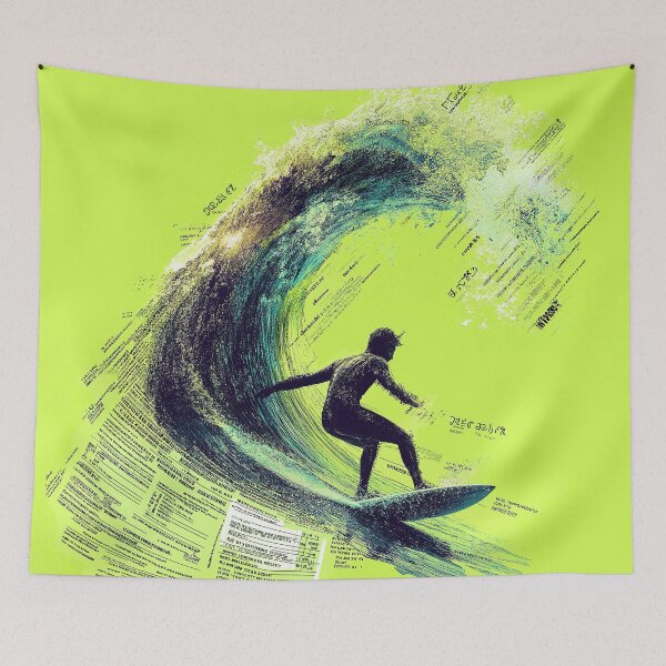 Item preview, Wave Rider’s Data Storm designed and sold by Venon28.