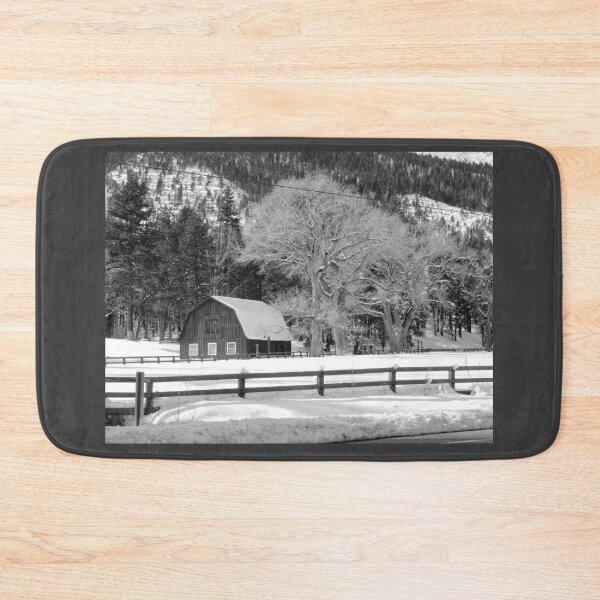 Item preview, Barn in Snow designed and sold by Robert Ball.