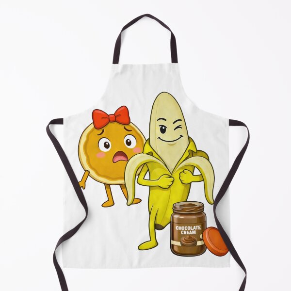 Item preview, Funny Banana Pancake Chocolate Cartoon designed and sold by madebysiwa.