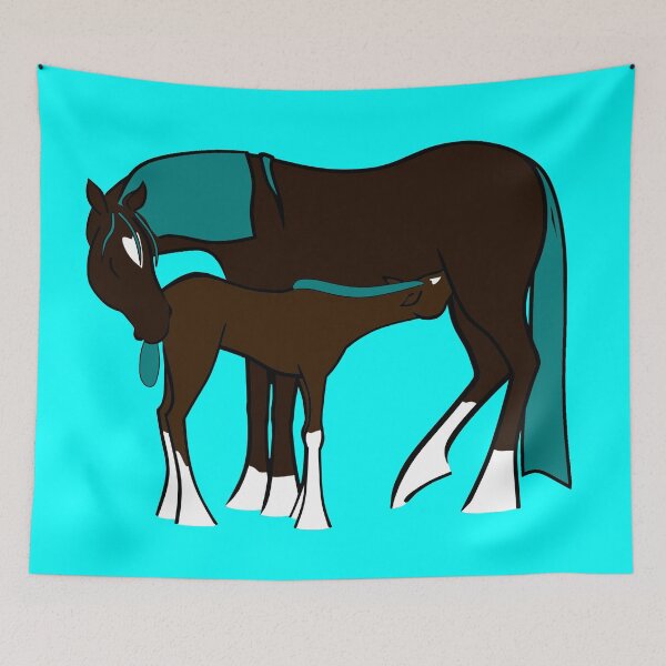 Item preview, Mare and Foal 7 designed and sold by Clare Wuellner.