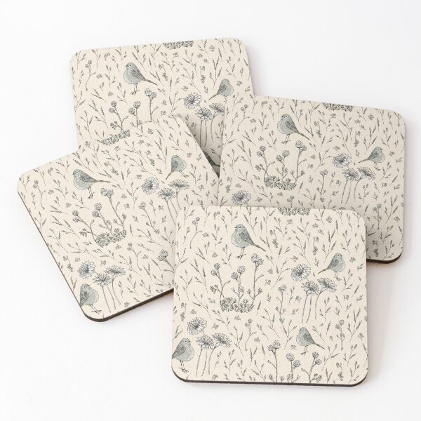 Item preview, Birds in the ecru forest designed and sold by cezidesign.