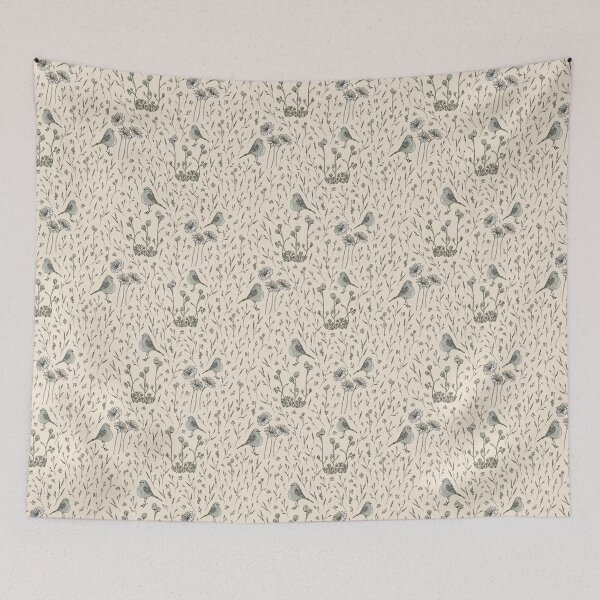Item preview, Birds in the ecru forest designed and sold by cezidesign.