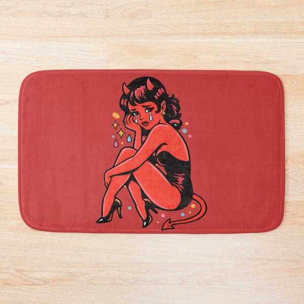 Item preview, Sad Devil Girl designed and sold by FrictionMaxxing.