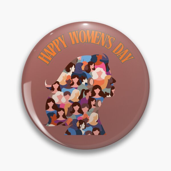 Item preview, Happy Women's Silhouette Art Feminist Empowerment Illustration. designed and sold by LunaPrintCo.