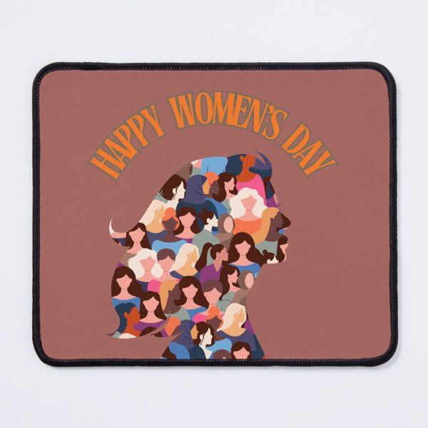 Item preview, Happy Women's Silhouette Art Feminist Empowerment Illustration. designed and sold by LunaPrintCo.