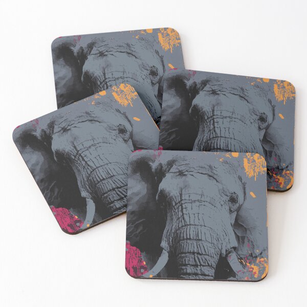 Item preview, Elephant graffiti pop art design designed and sold by drizzd.